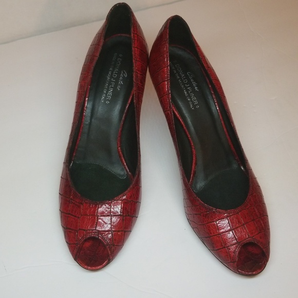 Donald J Pliner peep toe heels - Picture 3 of 7